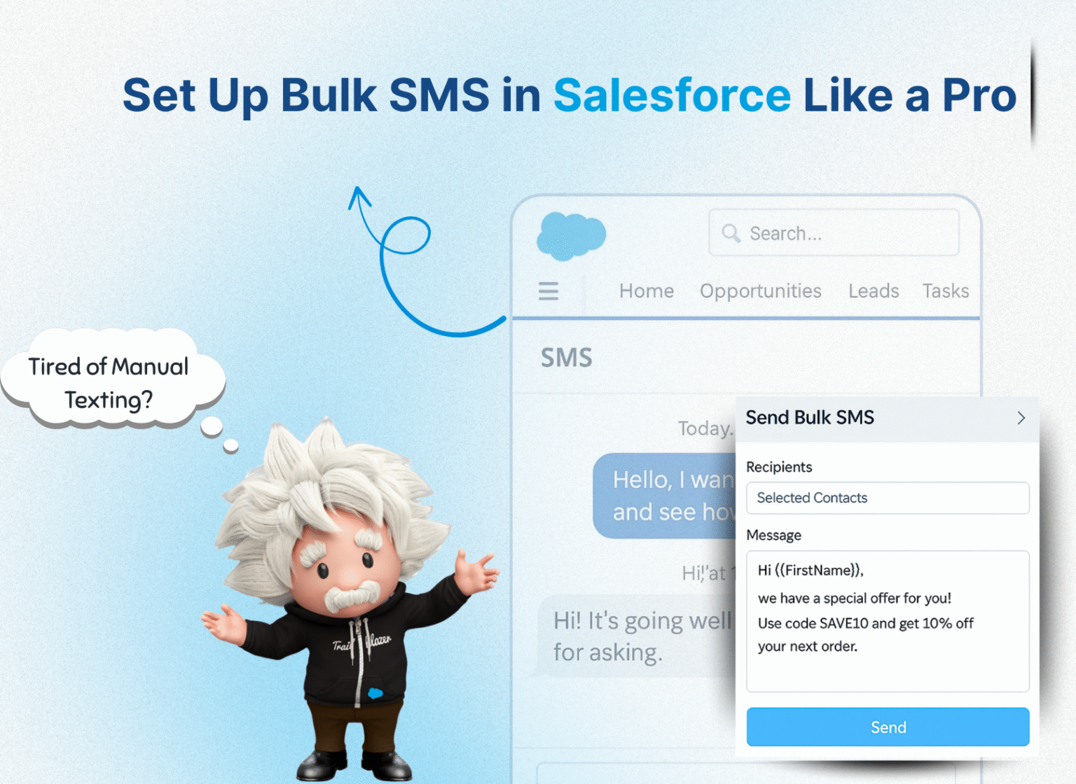 How To Set Up Bulk SMS In Salesforce? Step-by-Step Guide