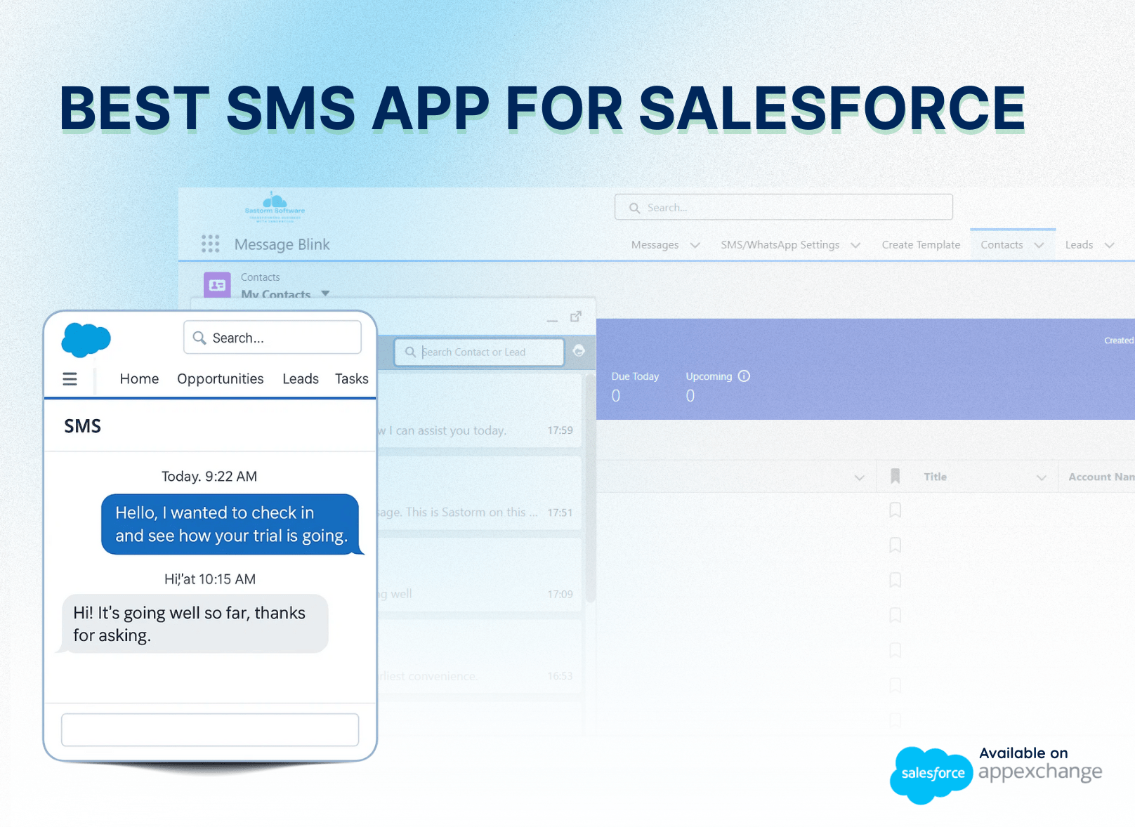 Best SMS App For Salesforce 2026 | Message Blink Review