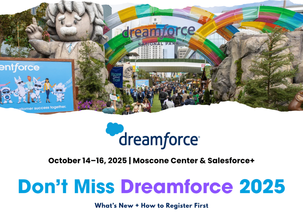 Crowd at Dreamforce 2025 Moscone Center with Agentforce 3.0 AI