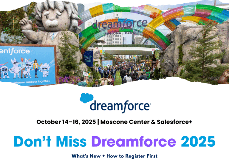 Crowd at Dreamforce 2025 Moscone Center with Agentforce 3.0 AI