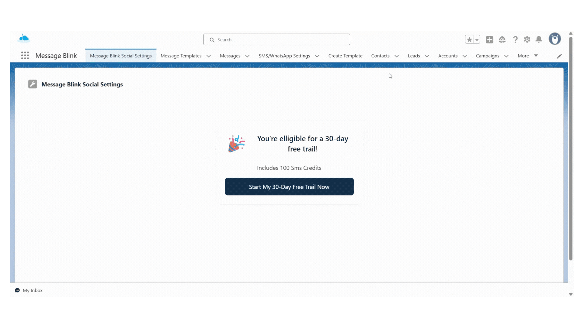 send sms from salesforce