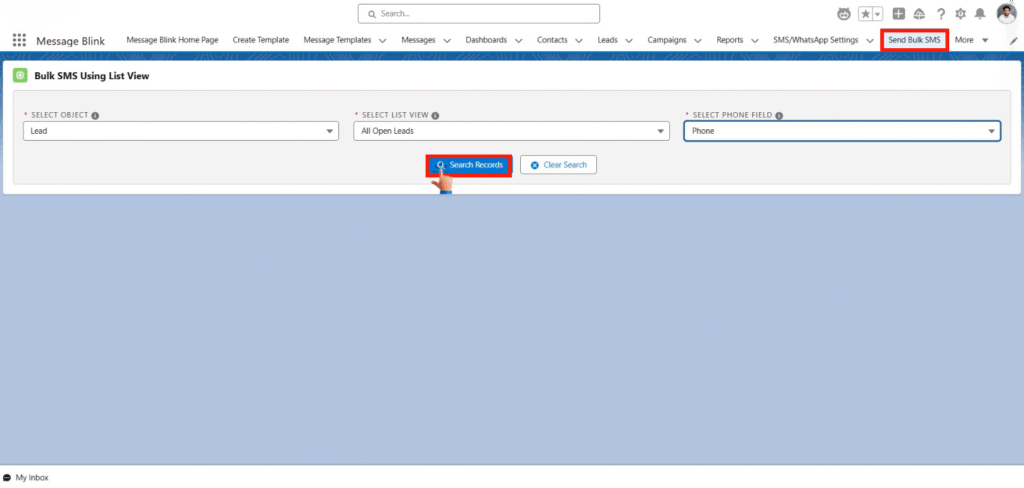 message-blink-salesforce-bulk-sms-using-list-views