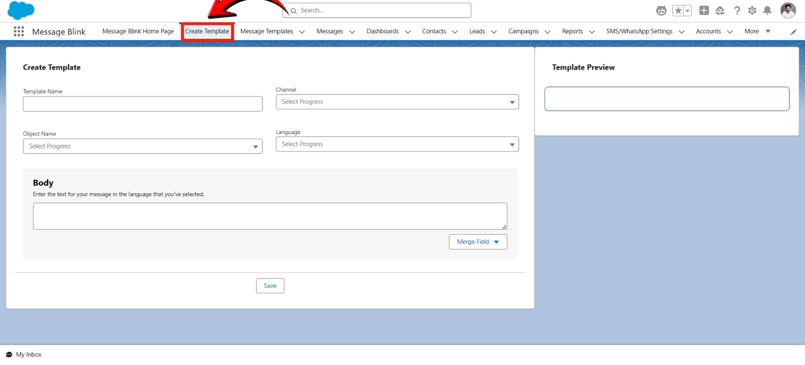 How To Create An SMS Template In Salesforce | User Guide