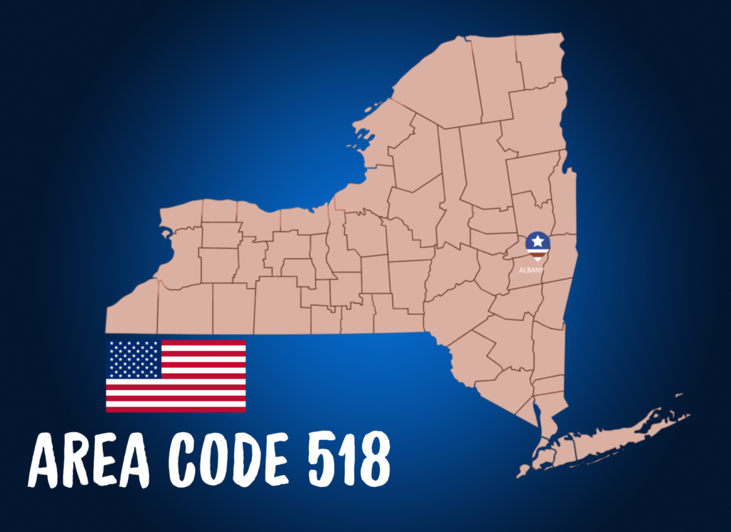 message-blink-area-code-518-albany-new-york