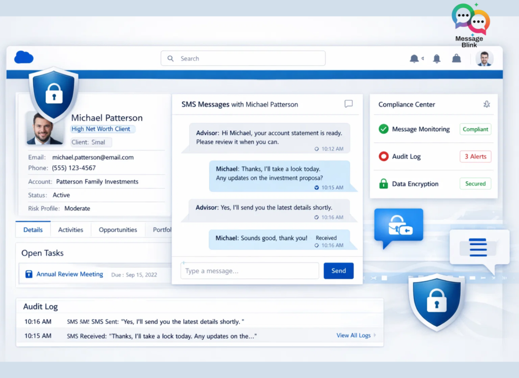 Salesforce Text Message Integration for Financial Services: The 2026 Compliance Guide