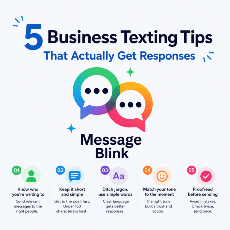 business text messaging tips