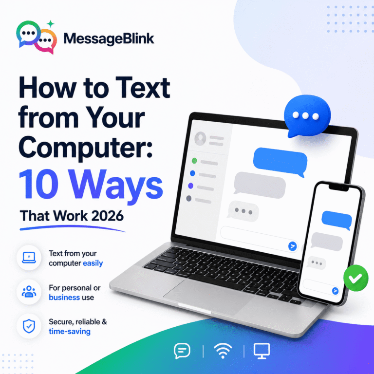 how to text from computer