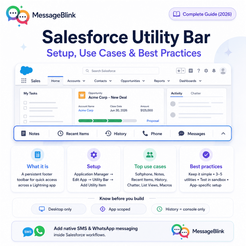 salesforce utility bar