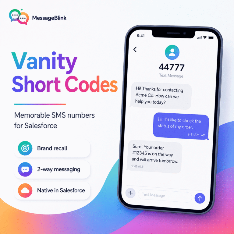 vanity short code